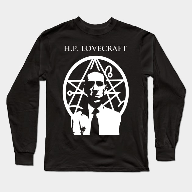 H.P. Lovecraft Cosmic Horror Long Sleeve T-Shirt by OtakuPapercraft